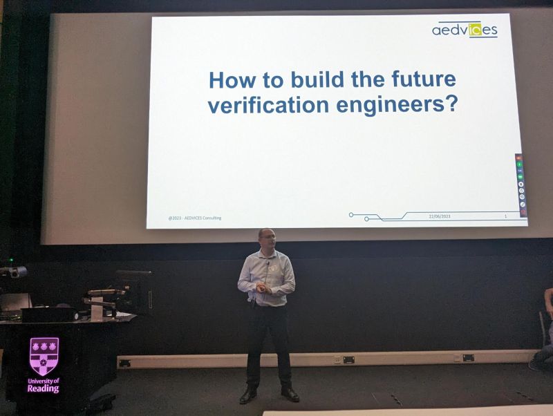 François Cerisier, CEO d'Aedvices, est intervenu lors de Verification Futures 2023