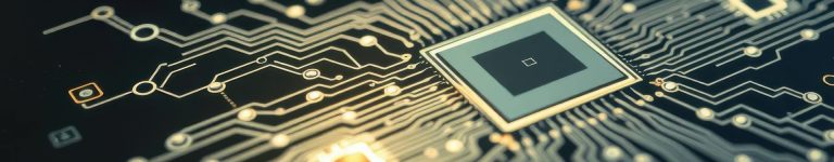 Advanced technology circuit board with microchip connects for innovation